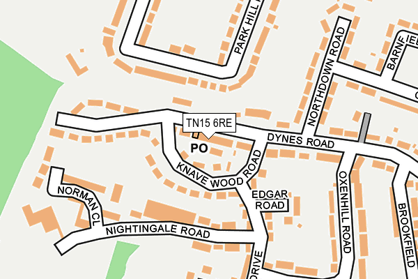 TN15 6RE map - OS OpenMap – Local (Ordnance Survey) TN15 6RE map - OS OpenMap – Local (Ordnance Survey)