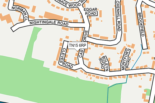 TN15 6RP map - OS OpenMap – Local (Ordnance Survey) TN15 6RP map - OS OpenMap – Local (Ordnance Survey)
