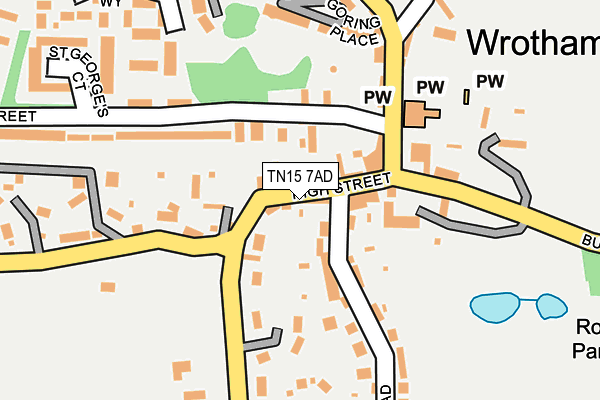 TN15 7AD map - OS OpenMap – Local (Ordnance Survey) TN15 7AD map - OS OpenMap – Local (Ordnance Survey)