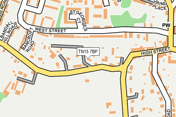 TN15 7BP map - OS OpenMap – Local (Ordnance Survey) TN15 7BP map - OS OpenMap – Local (Ordnance Survey)