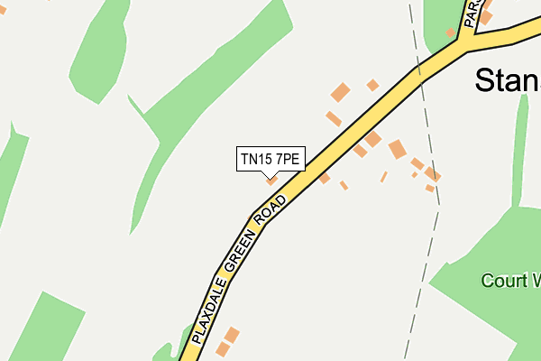 TN15 7PE map - OS OpenMap – Local (Ordnance Survey) TN15 7PE map - OS OpenMap – Local (Ordnance Survey)