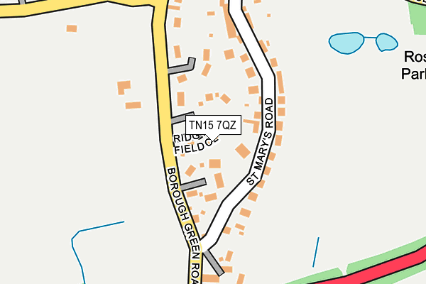 TN15 7QZ map - OS OpenMap – Local (Ordnance Survey) TN15 7QZ map - OS OpenMap – Local (Ordnance Survey)