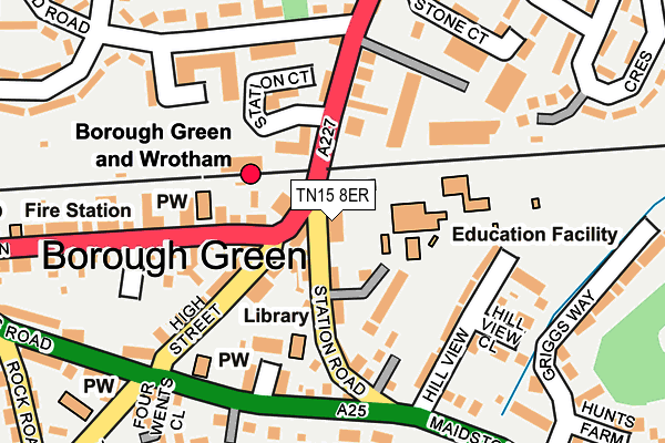 TN15 8ER map - OS OpenMap – Local (Ordnance Survey) TN15 8ER map - OS OpenMap – Local (Ordnance Survey)