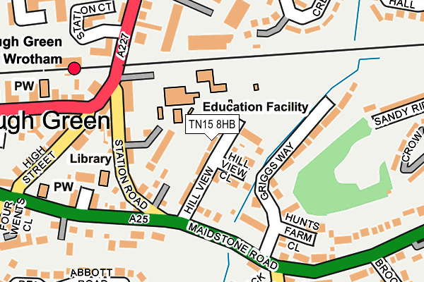 TN15 8HB map - OS OpenMap – Local (Ordnance Survey) TN15 8HB map - OS OpenMap – Local (Ordnance Survey)