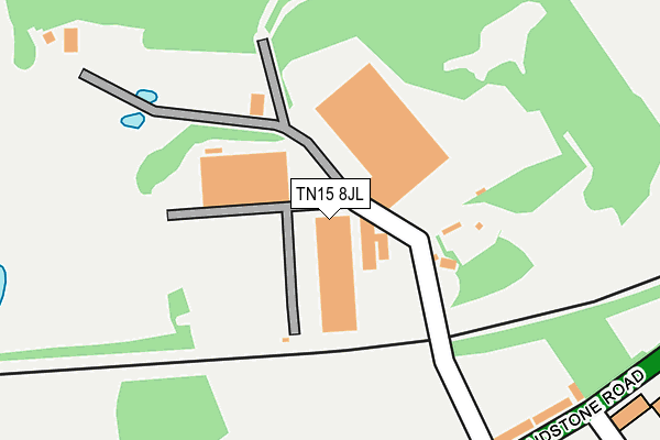 TN15 8JL map - OS OpenMap – Local (Ordnance Survey) TN15 8JL map - OS OpenMap – Local (Ordnance Survey)