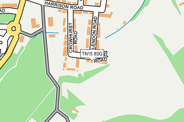 TN15 8SG map - OS OpenMap – Local (Ordnance Survey) TN15 8SG map - OS OpenMap – Local (Ordnance Survey)