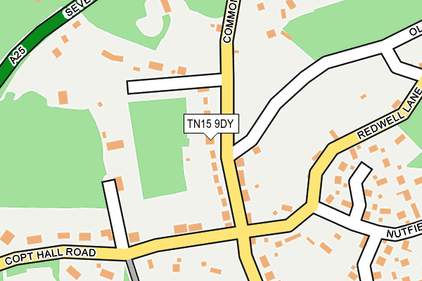 TN15 9DY map - OS OpenMap – Local (Ordnance Survey) TN15 9DY map - OS OpenMap – Local (Ordnance Survey)
