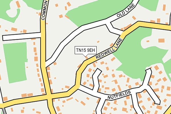TN15 9EH map - OS OpenMap – Local (Ordnance Survey)
