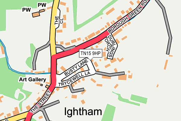 TN15 9HP map - OS OpenMap – Local (Ordnance Survey) TN15 9HP map - OS OpenMap – Local (Ordnance Survey)