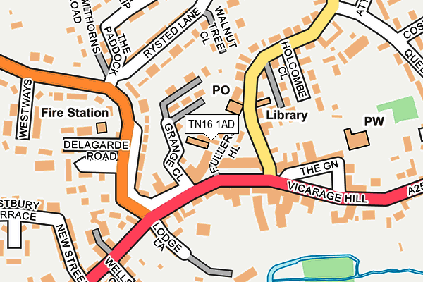 TN16 1AD map - OS OpenMap – Local (Ordnance Survey) TN16 1AD map - OS OpenMap – Local (Ordnance Survey)