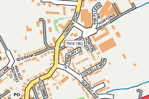 TN16 1BQ map - OS OpenMap – Local (Ordnance Survey) TN16 1BQ map - OS OpenMap – Local (Ordnance Survey)