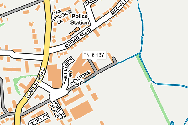TN16 1BY map - OS OpenMap – Local (Ordnance Survey) TN16 1BY map - OS OpenMap – Local (Ordnance Survey)