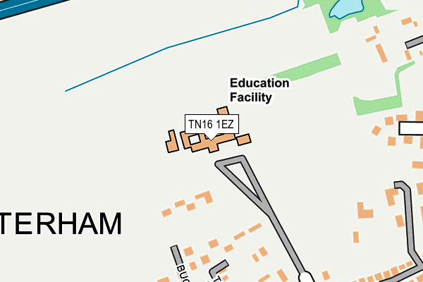 TN16 1EZ map - OS OpenMap – Local (Ordnance Survey) TN16 1EZ map - OS OpenMap – Local (Ordnance Survey)