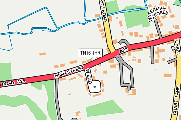 TN16 1HR map - OS OpenMap – Local (Ordnance Survey) TN16 1HR map - OS OpenMap – Local (Ordnance Survey)