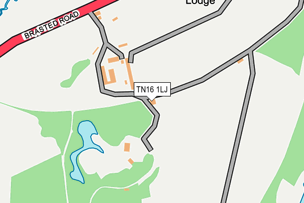 TN16 1LJ map - OS OpenMap – Local (Ordnance Survey) TN16 1LJ map - OS OpenMap – Local (Ordnance Survey)