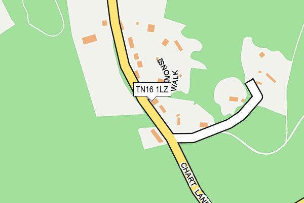 TN16 1LZ map - OS OpenMap – Local (Ordnance Survey) TN16 1LZ map - OS OpenMap – Local (Ordnance Survey)