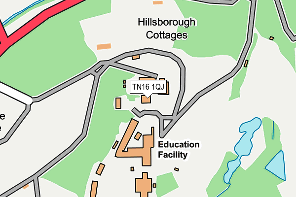 TN16 1QJ map - OS OpenMap – Local (Ordnance Survey) TN16 1QJ map - OS OpenMap – Local (Ordnance Survey)