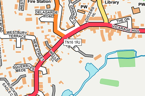 TN16 1RJ map - OS OpenMap – Local (Ordnance Survey) TN16 1RJ map - OS OpenMap – Local (Ordnance Survey)