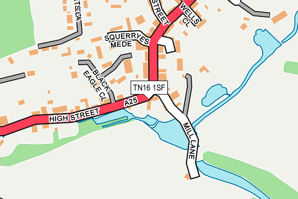 TN16 1SF map - OS OpenMap – Local (Ordnance Survey) TN16 1SF map - OS OpenMap – Local (Ordnance Survey)