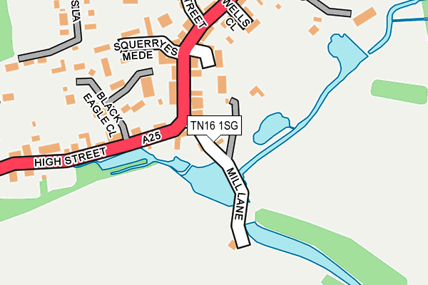 TN16 1SG map - OS OpenMap – Local (Ordnance Survey) TN16 1SG map - OS OpenMap – Local (Ordnance Survey)