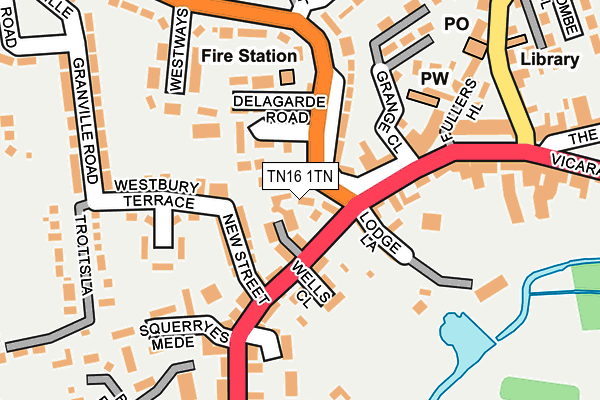 TN16 1TN map - OS OpenMap – Local (Ordnance Survey) TN16 1TN map - OS OpenMap – Local (Ordnance Survey)
