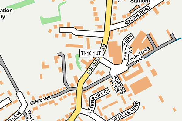 TN16 1UT map - OS OpenMap – Local (Ordnance Survey) TN16 1UT map - OS OpenMap – Local (Ordnance Survey)