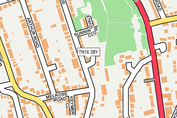 TN16 3BY map - OS OpenMap – Local (Ordnance Survey) TN16 3BY map - OS OpenMap – Local (Ordnance Survey)