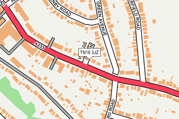 TN16 3JZ map - OS OpenMap – Local (Ordnance Survey) TN16 3JZ map - OS OpenMap – Local (Ordnance Survey)