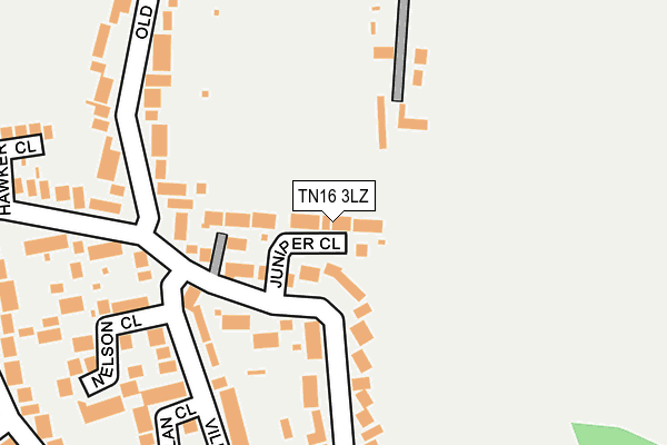 TN16 3LZ map - OS OpenMap – Local (Ordnance Survey) TN16 3LZ map - OS OpenMap – Local (Ordnance Survey)