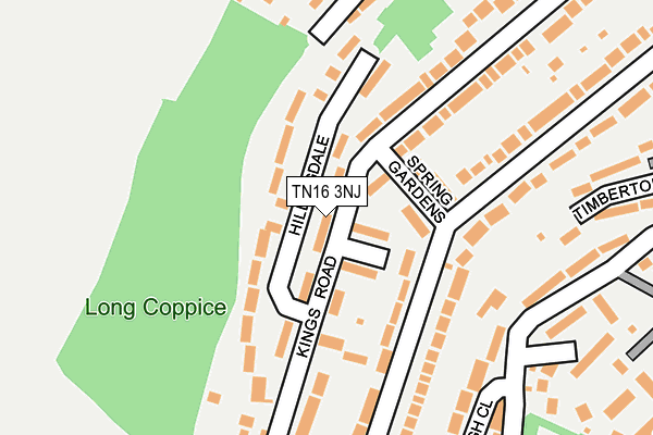 TN16 3NJ map - OS OpenMap – Local (Ordnance Survey) TN16 3NJ map - OS OpenMap – Local (Ordnance Survey)