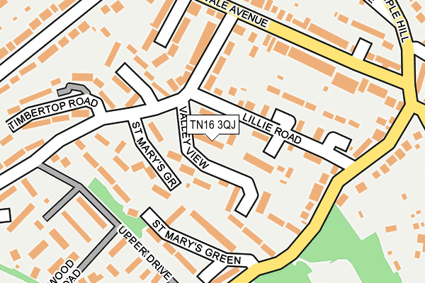 TN16 3QJ map - OS OpenMap – Local (Ordnance Survey) TN16 3QJ map - OS OpenMap – Local (Ordnance Survey)
