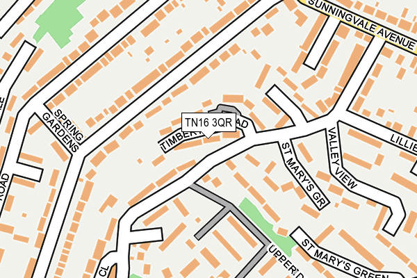 TN16 3QR map - OS OpenMap – Local (Ordnance Survey) TN16 3QR map - OS OpenMap – Local (Ordnance Survey)