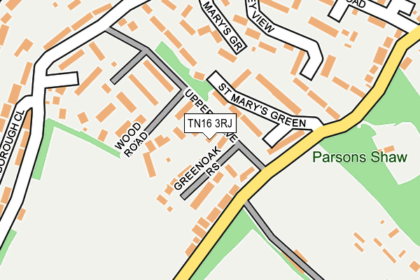 TN16 3RJ map - OS OpenMap – Local (Ordnance Survey) TN16 3RJ map - OS OpenMap – Local (Ordnance Survey)