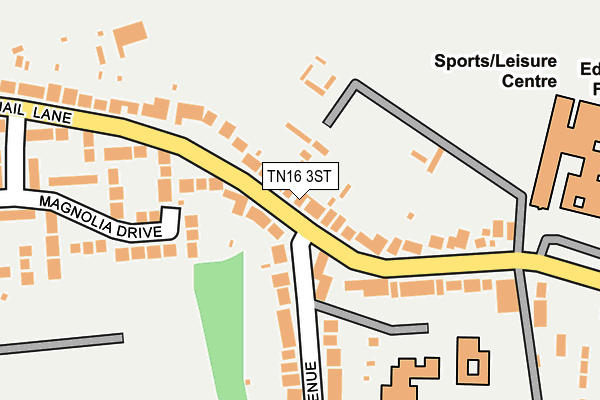 TN16 3ST map - OS OpenMap – Local (Ordnance Survey) TN16 3ST map - OS OpenMap – Local (Ordnance Survey)