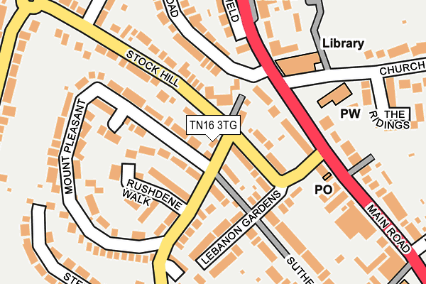 TN16 3TG map - OS OpenMap – Local (Ordnance Survey) TN16 3TG map - OS OpenMap – Local (Ordnance Survey)
