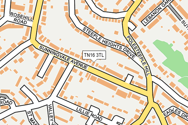 TN16 3TL map - OS OpenMap – Local (Ordnance Survey) TN16 3TL map - OS OpenMap – Local (Ordnance Survey)