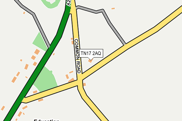 TN17 2AQ map - OS OpenMap – Local (Ordnance Survey) TN17 2AQ map - OS OpenMap – Local (Ordnance Survey)