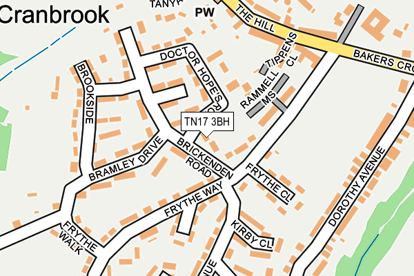 TN17 3BH map - OS OpenMap – Local (Ordnance Survey) TN17 3BH map - OS OpenMap – Local (Ordnance Survey)