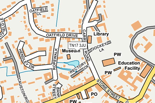 TN17 3JU map - OS OpenMap – Local (Ordnance Survey) TN17 3JU map - OS OpenMap – Local (Ordnance Survey)