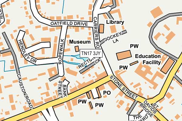 TN17 3JY map - OS OpenMap – Local (Ordnance Survey) TN17 3JY map - OS OpenMap – Local (Ordnance Survey)