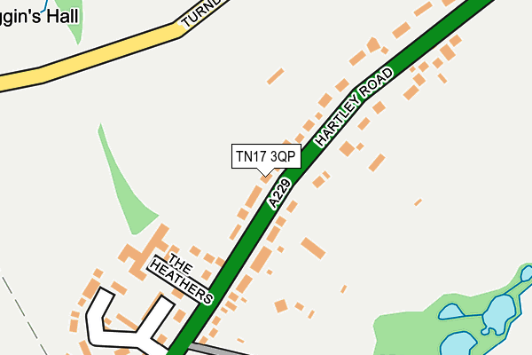 TN17 3QP map - OS OpenMap – Local (Ordnance Survey) TN17 3QP map - OS OpenMap – Local (Ordnance Survey)