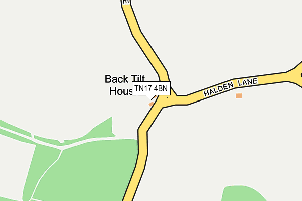 TN17 4BN map - OS OpenMap – Local (Ordnance Survey) TN17 4BN map - OS OpenMap – Local (Ordnance Survey)