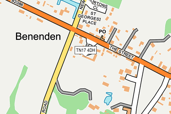TN17 4DH map - OS OpenMap – Local (Ordnance Survey) TN17 4DH map - OS OpenMap – Local (Ordnance Survey)