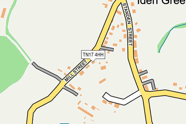 TN17 4HH map - OS OpenMap – Local (Ordnance Survey) TN17 4HH map - OS OpenMap – Local (Ordnance Survey)