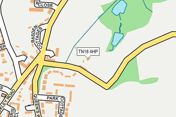 TN18 4HP map - OS OpenMap – Local (Ordnance Survey) TN18 4HP map - OS OpenMap – Local (Ordnance Survey)