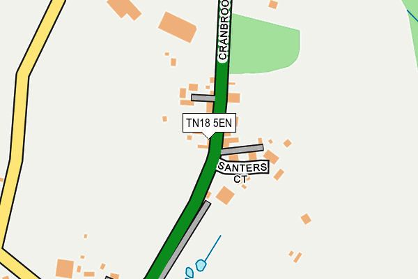 TN18 5EN map - OS OpenMap – Local (Ordnance Survey) TN18 5EN map - OS OpenMap – Local (Ordnance Survey)