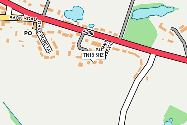TN18 5HZ map - OS OpenMap – Local (Ordnance Survey) TN18 5HZ map - OS OpenMap – Local (Ordnance Survey)