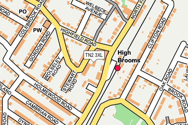 TN2 3XL map - OS OpenMap – Local (Ordnance Survey) TN2 3XL map - OS OpenMap – Local (Ordnance Survey)