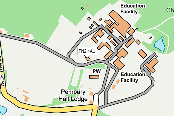 TN2 4AU map - OS OpenMap – Local (Ordnance Survey) TN2 4AU map - OS OpenMap – Local (Ordnance Survey)