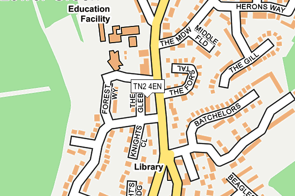 TN2 4EN map - OS OpenMap – Local (Ordnance Survey) TN2 4EN map - OS OpenMap – Local (Ordnance Survey)